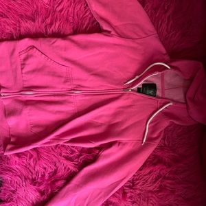Pink zip up jacket